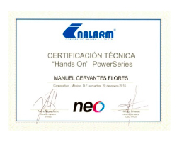 certificacion alarm alarmas garmont