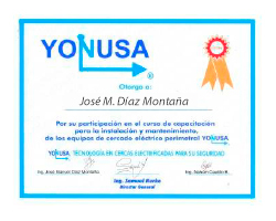 certificacion yonusa alarmas garmont